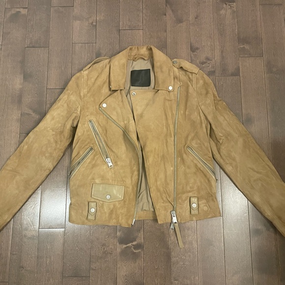 Selling All Saints suede moto jacket! - Picture 1 of 3